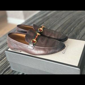 Gucci horsebit leather loafers